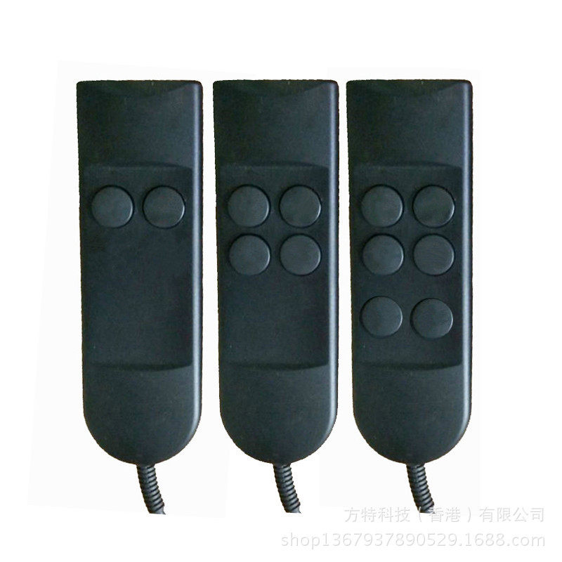电动推杆沙发电机二四六按键有线手柄联动开关控制一拖三手控器