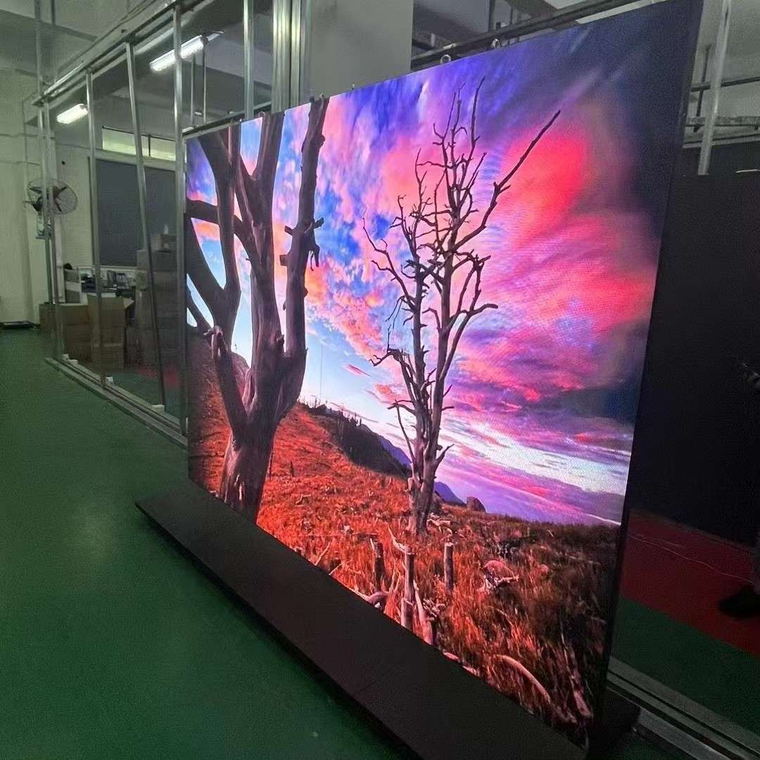 led显示屏广告机可移动led显示屏镜子屏室内户外广告机1280X1280M