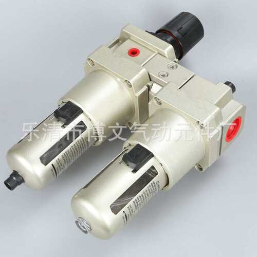 油水分离器二联件AC5010-10 1寸口径AW5000-10 AL5000-10两连
