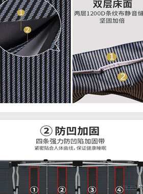折叠床单人便携躺椅午睡办公室午休家用收缩帆布夏天多功能可移动