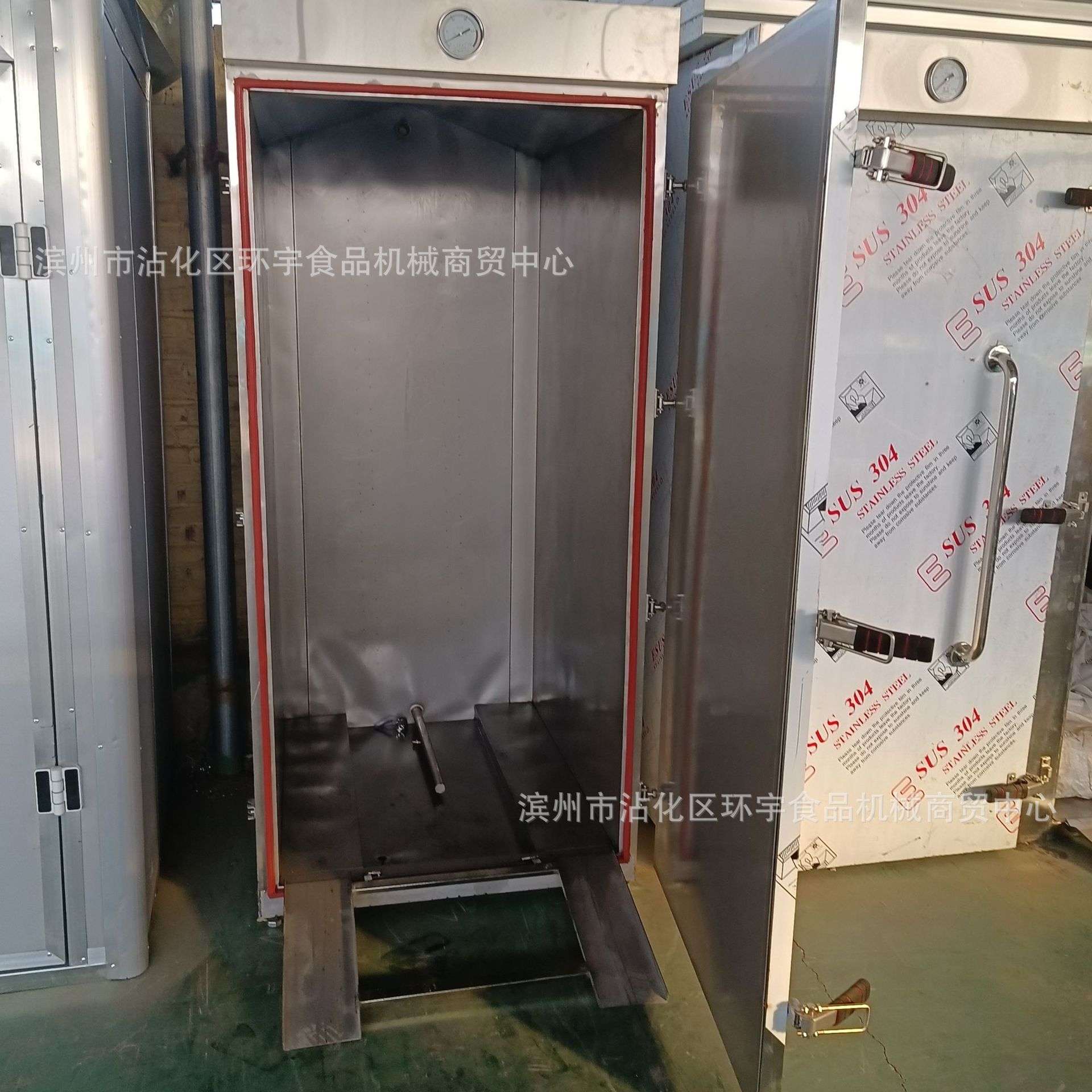 供应山东不锈钢馒头蒸箱蒸房 双门电蒸房蒸车 商用大型醒蒸一体