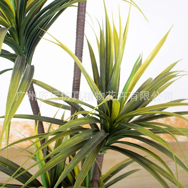 可弯曲仿真客厅绿植厂家直销客厅盆栽植物人造装饰树龙血树洋铁兰