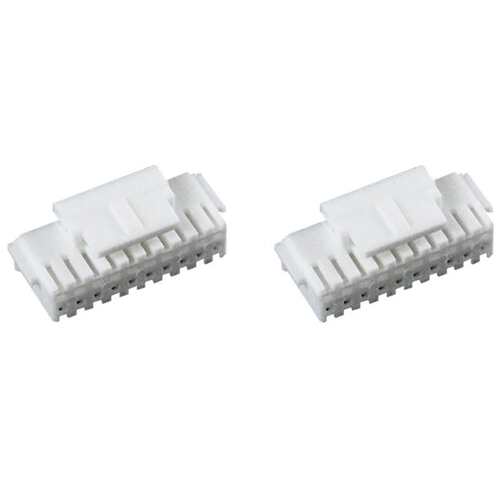 PHB胶壳2.0mm双排带扣 公壳 插头 连接器PHB-6P-18P-20P-22P 端子