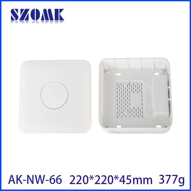 奥科姆ABS盒子壳体220*220*45MM电子工程仪表仪器塑料外壳NW66