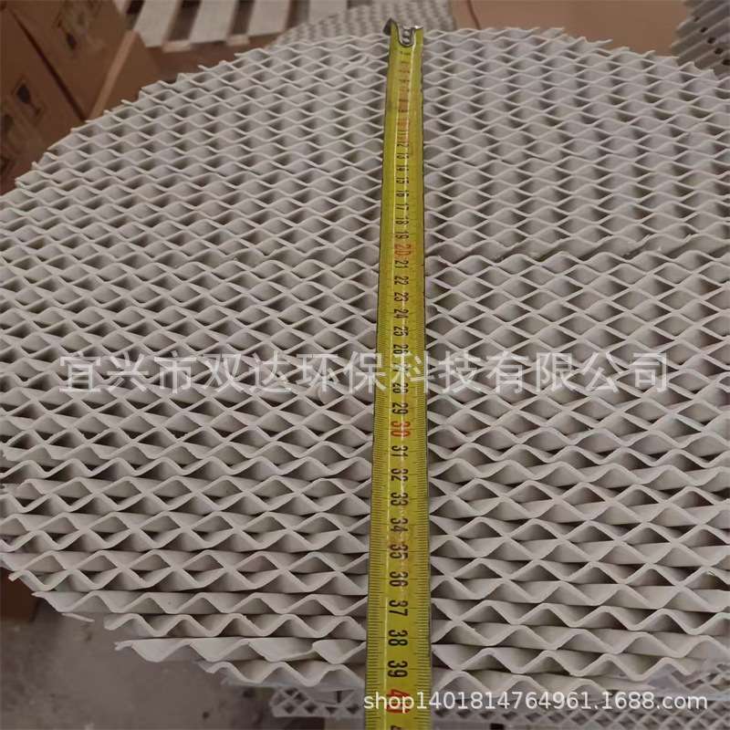 BX500金属规整波纹填料 陶瓷波纹填料 陶瓷分布器陶瓷鲍尔环填料