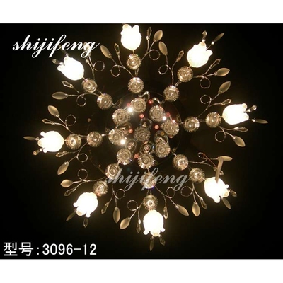 ceiling lamp 水晶吸顶灯温馨浪漫婚房led吸顶灯饰圆形客厅花灯