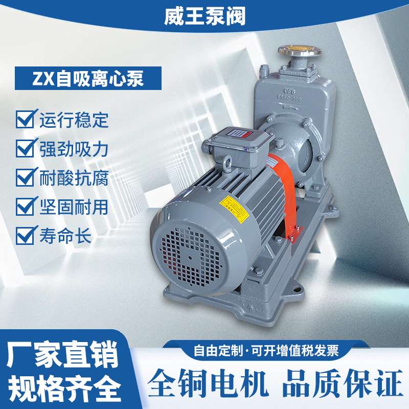 清水自吸泵 耐腐蚀自吸离心泵 ZX式自吸不锈钢清水泵