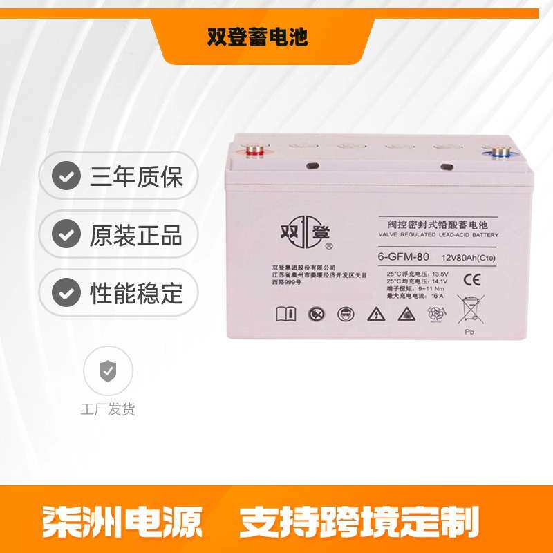 双登蓄电池6-GFM-50 太阳能 12v50AH 直流屏 蓄电池