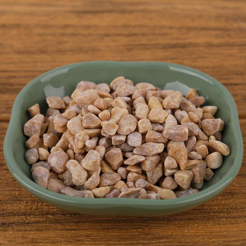园林造景中国黄铺路木纹黄胶粘石子庭院铺面观景装饰水洗黄石现货