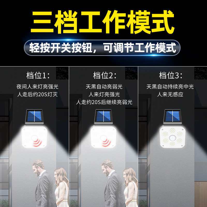 厂家供应太阳能壁灯户外防水人体其它元器件