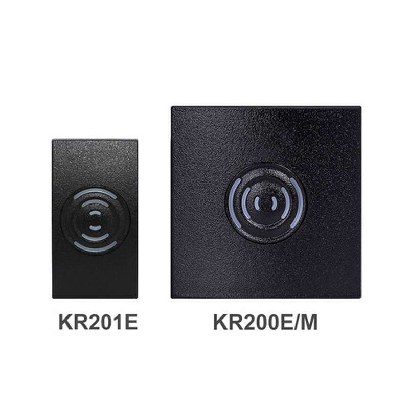 ZKTEC0/中控智慧门禁读头 KR100 KR201E 密码刷卡ID/IC门禁读卡器
