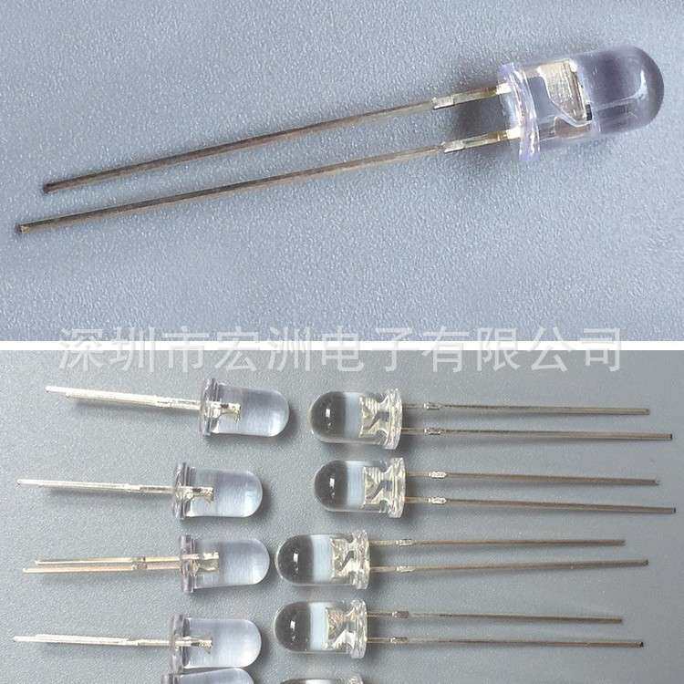 F5呼吸灯黄色高亮 5MM自闪黄呼吸灯珠 5毫米渐明渐暗黄