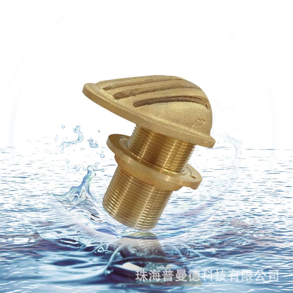 五金配件地漏排水口 船用青铜海水过滤器螺纹1英寸 青铜海底门