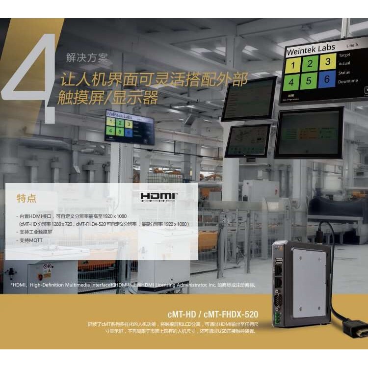 WEINVIEW威纶通MT8052iP MT-iP系列人机界面触摸屏