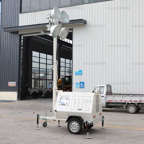 移动照明灯塔9米Mobile lighting tower可升降7m柴油移动照明车