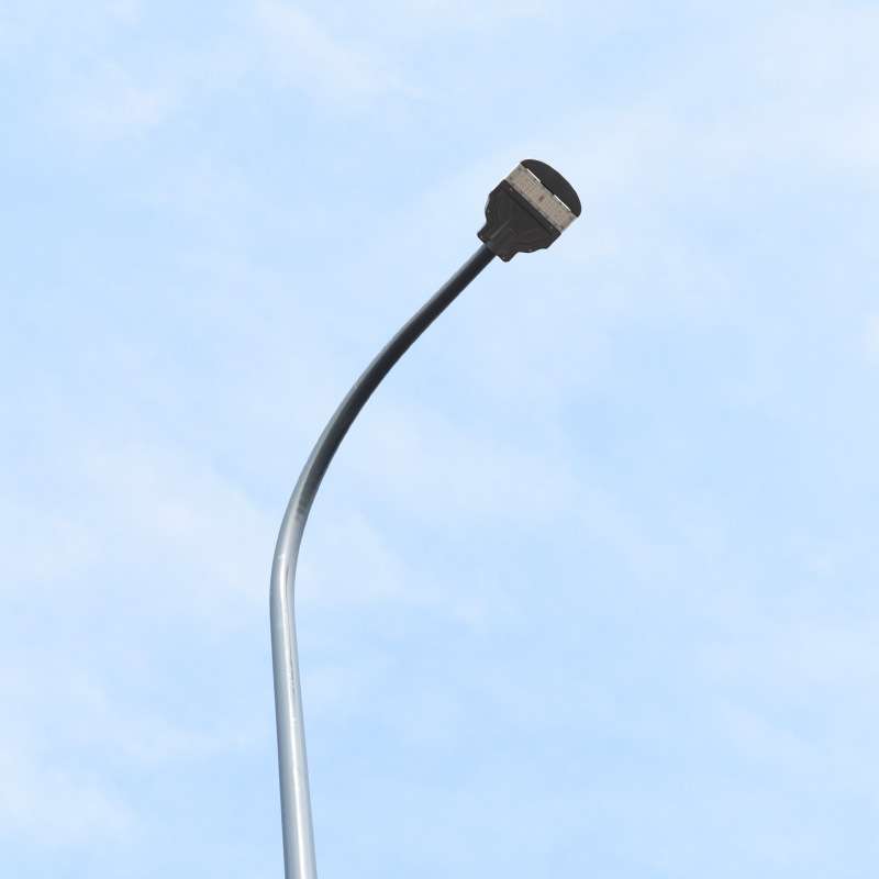 路灯杆市政灰6米到10米led灯具单双头简约一体防水室外道路用