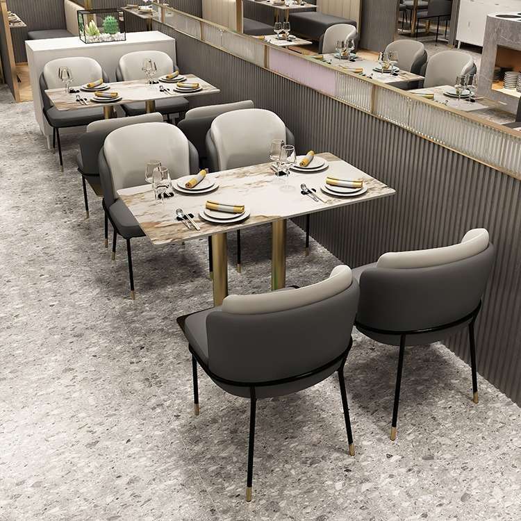 简约餐厅桌椅茶楼卡座沙发网红餐饮店奶茶店咖啡厅快餐店饭店桌椅