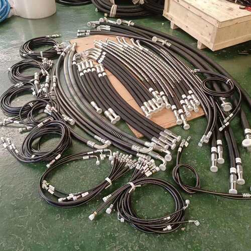 PC450-8全车液压油管总成 挖掘机输油高压钢丝胶管油管总成