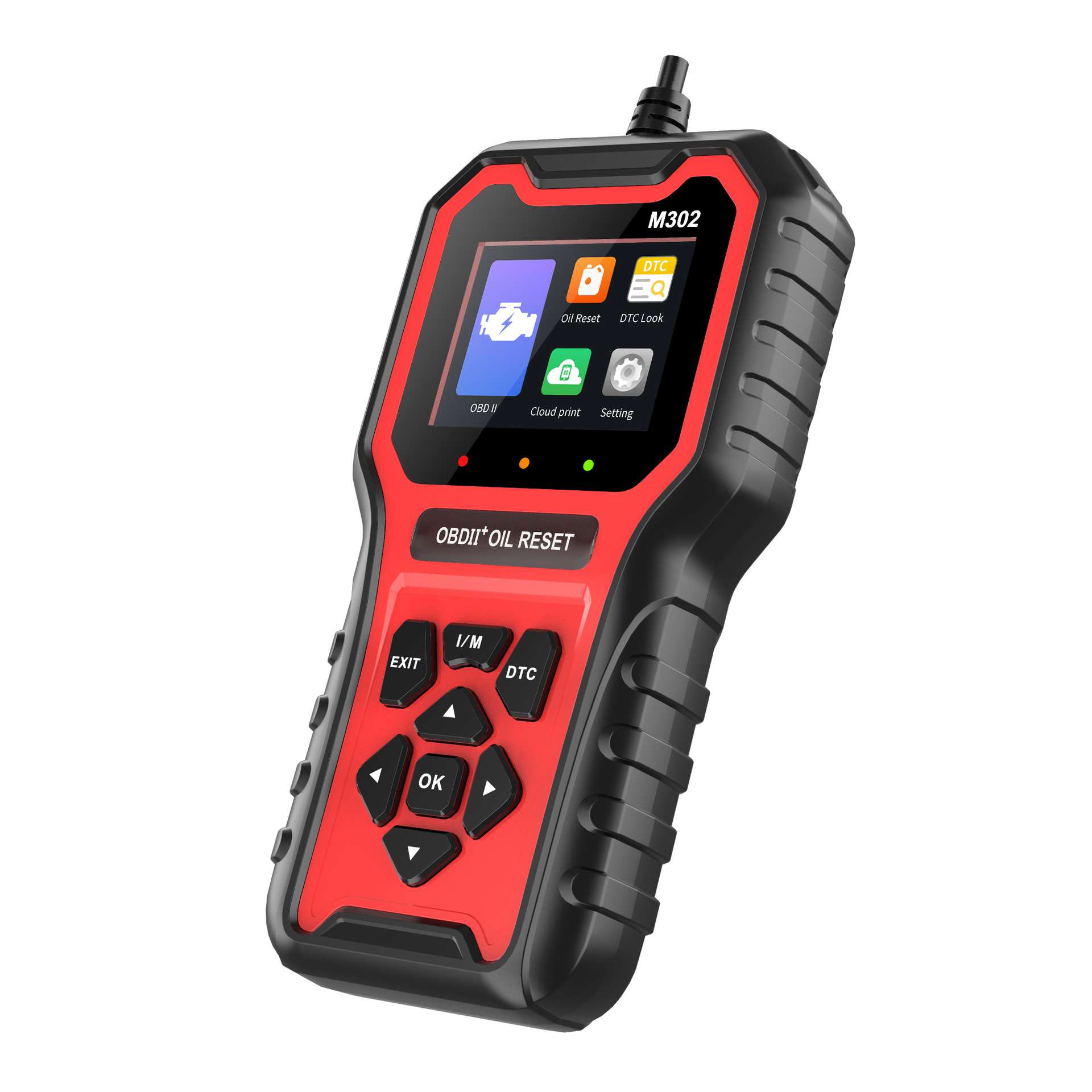 M302 car oil reset code reader 汽车保养灯归零重置 故障诊断仪