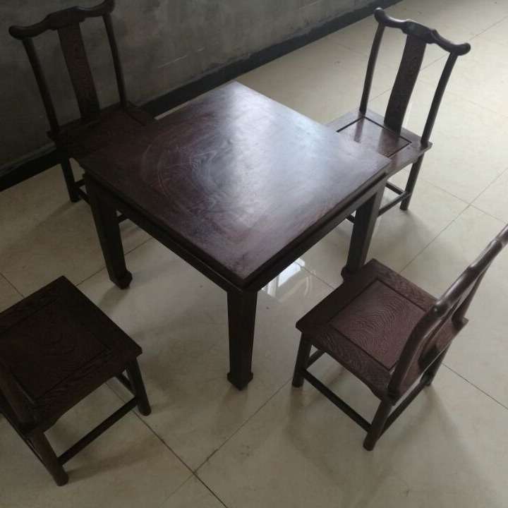 鸡翅木椅子 灯挂椅木质小椅子桌子鸡翅木厂家直供
