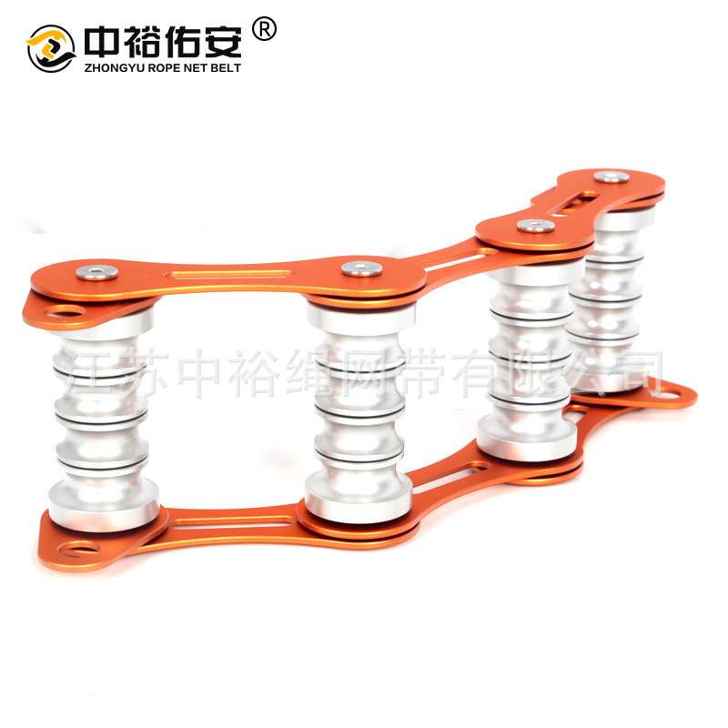 护绳滑轮铝合金墙角护绳器绳索防磨损保护器四轴其他橙色