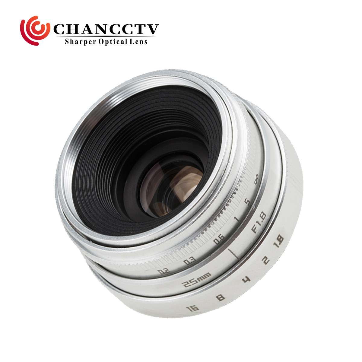 创安光电 高清电影镜头百万像素25mm F1.8 C接口数码相机微单镜头