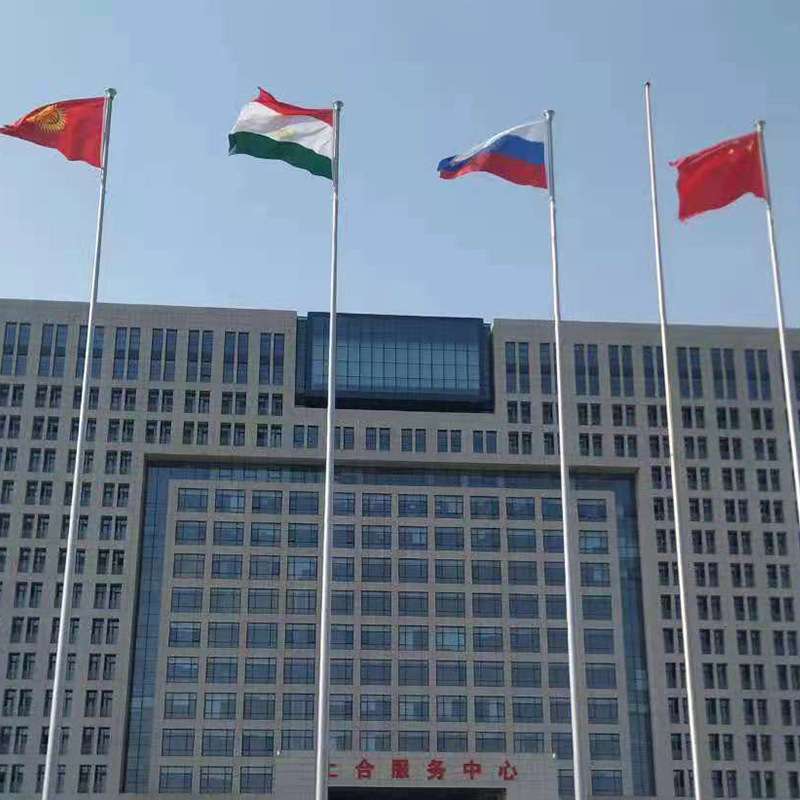 不锈钢旗杆户外锥形电动旗杆户外电动自动旗杆
