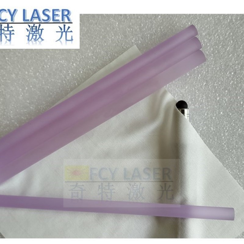 晶体棒7*145粉焊接激光棒激光焊接机yag激光棒 切割机激光棒8*185