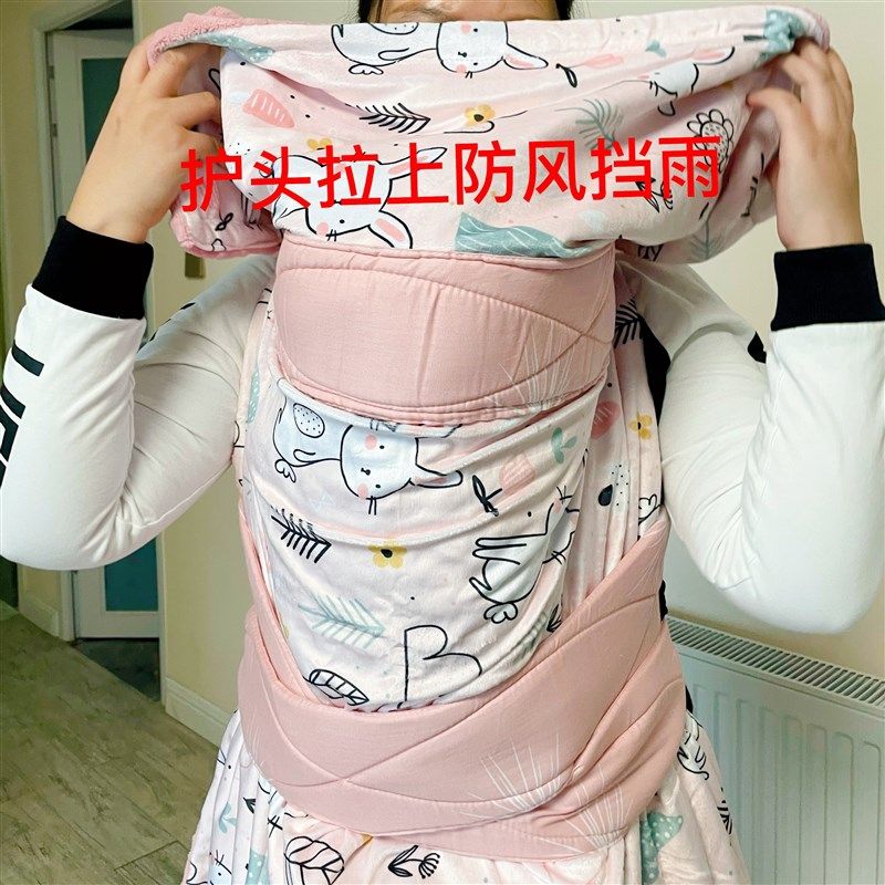 秋冬季加厚传统背带背宝宝婴儿童四川老式后背式外出简易多用绑带