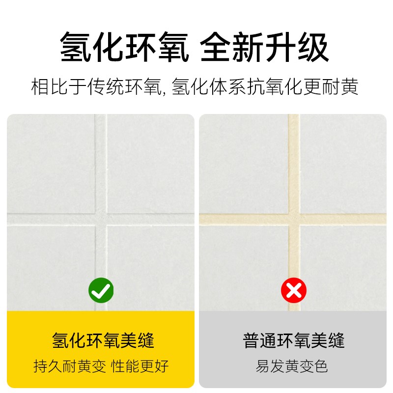 砖丽氢化水性环氧彩砂美缝剂瓷砖地砖专用防水防霉哑光桶装填缝剂