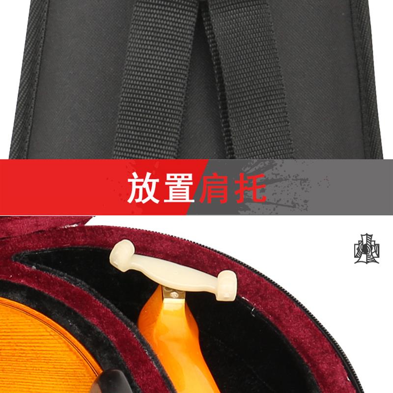 超轻可携式小提琴琴盒子高档抗压复古三角箱包双肩抱婴袋比碳纤维