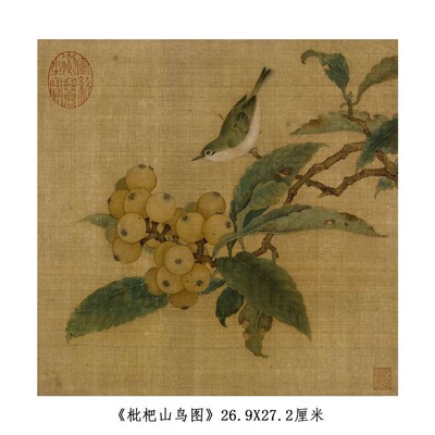 林椿花鸟小品集宋画仿古画国画工笔高清复制品学习临摹范本装饰画