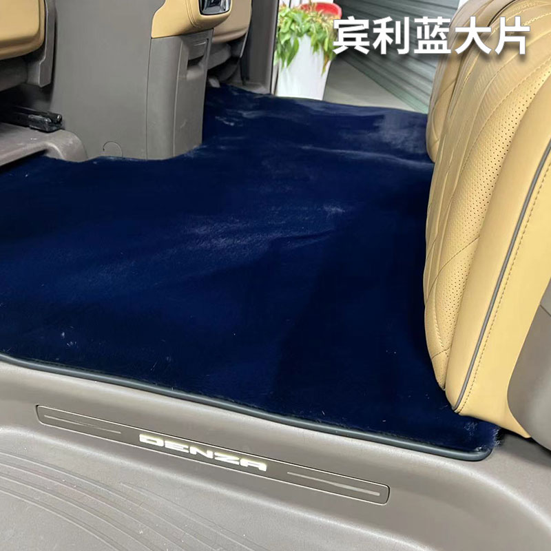 适用于腾势D9脚垫中排地毯毛毯小片 大片专用实车拍摄