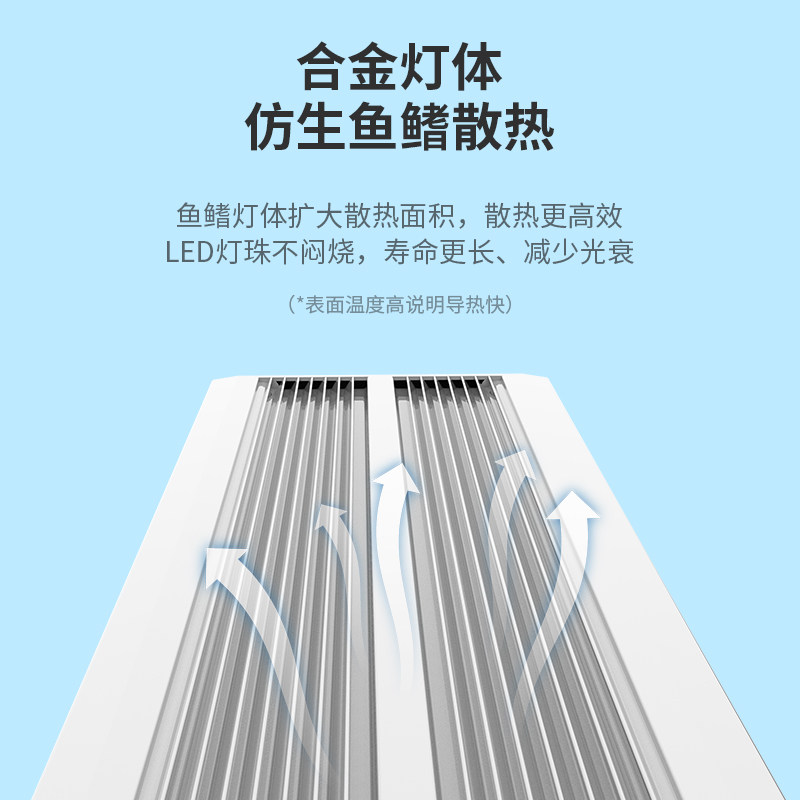 鱼缸照明专用led灯防水水族箱顶灯全光谱水草灯爆藻夹灯草缸灯