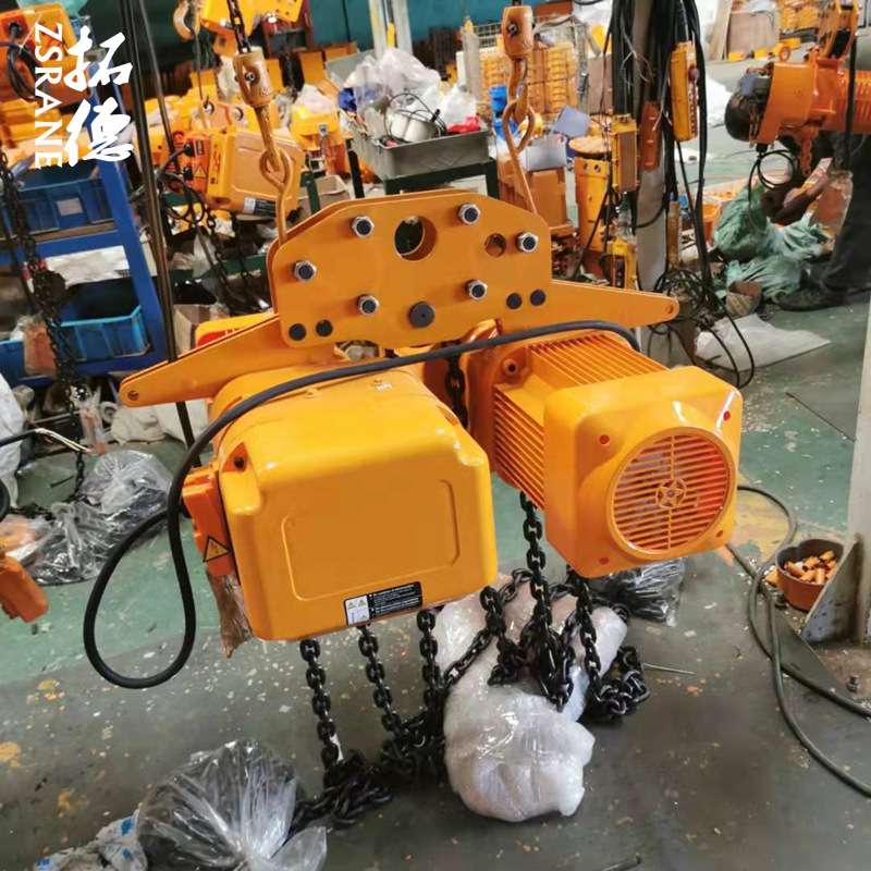 WKTO中外合资离合器环链电动葫芦10吨新款环链葫芦带散热冷却风叶
