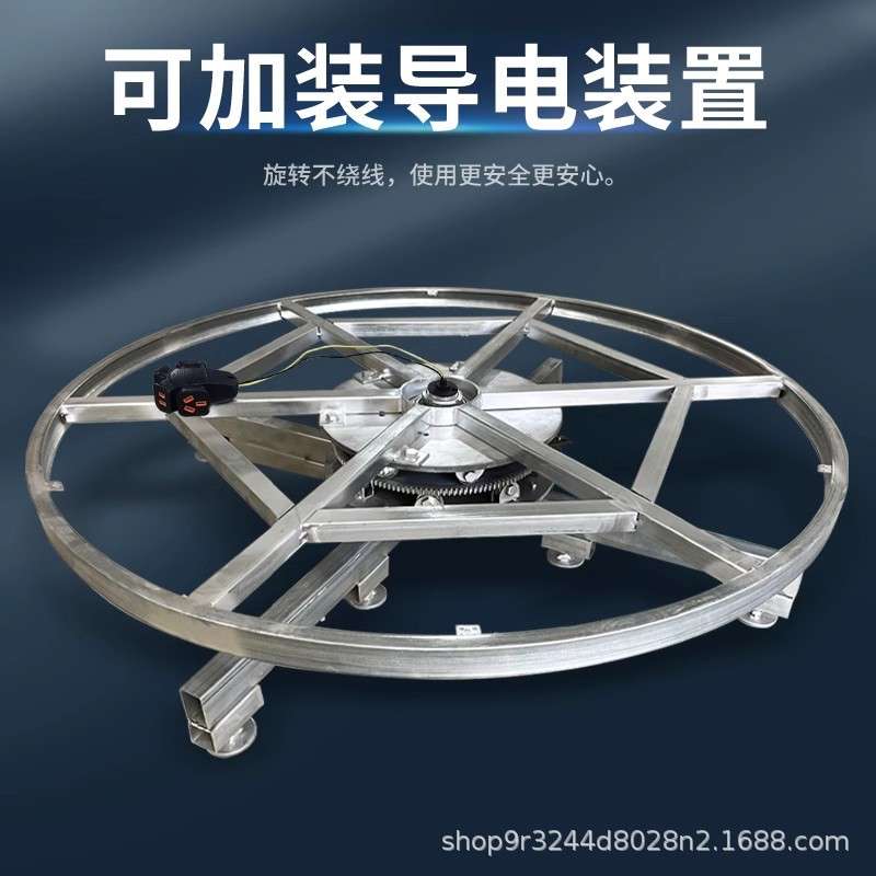 云思电动转盘展示台直播摄影自动旋转底座可调速遥控智能旋转舞台