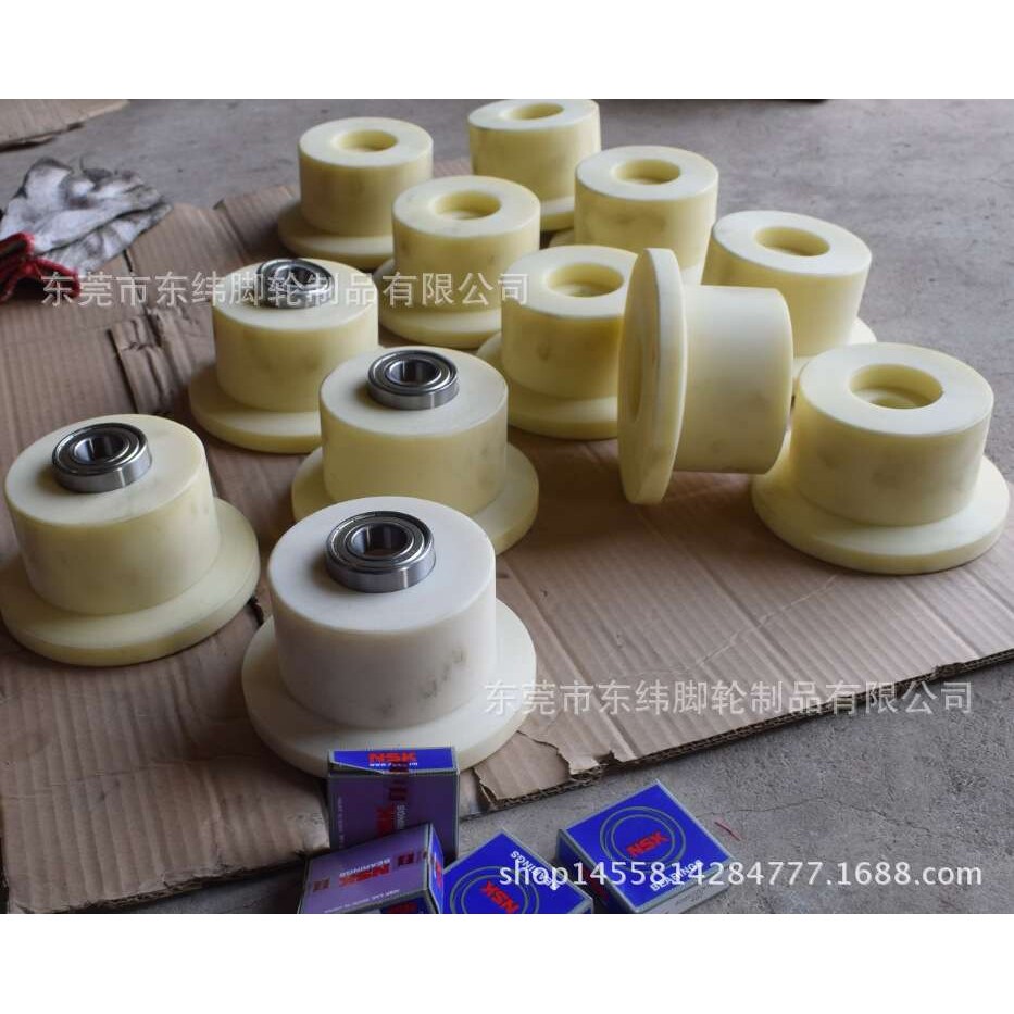 生产尼龙轨道轮T型H型U型轨道轮 胶单边轨道定向脚轮 承重1~15吨