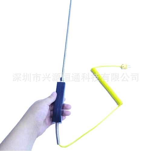 K型探棒高温探头1100度热电偶浸入热电阻式液体6mm