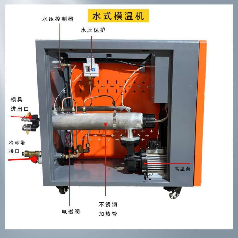 9KW水式模温机模温机模具自动恒温机注塑加温水温机温控智能温控
