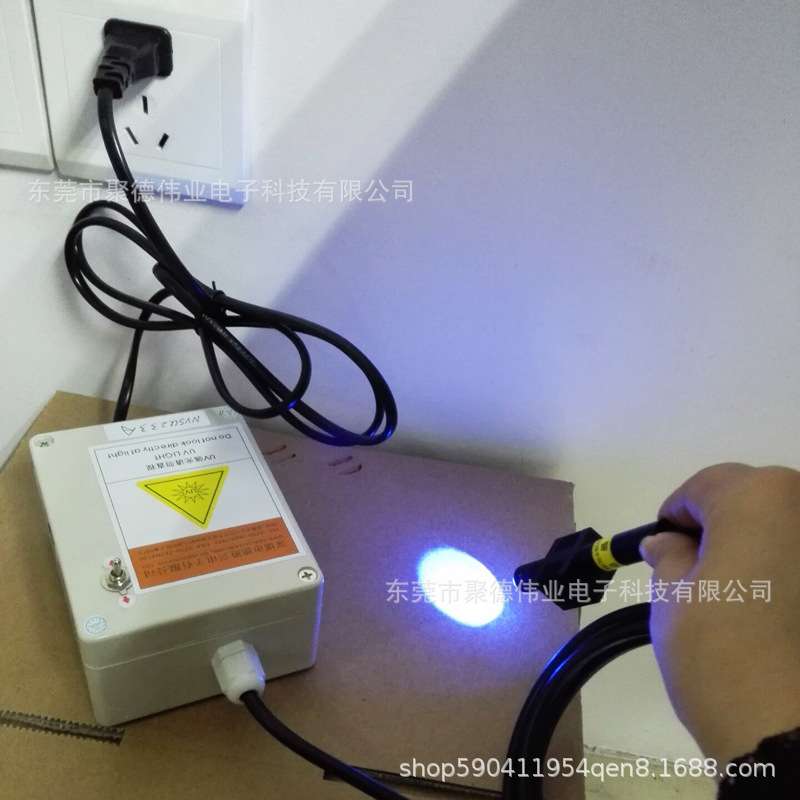 UVLED点光源,单头UV点光源固化UV胶水专用LED点光源照射机