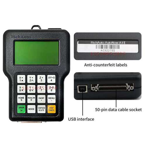 RichAuto A11e  A12S A15 A18e 3轴4轴DSP控制器用于CNC雕刻机