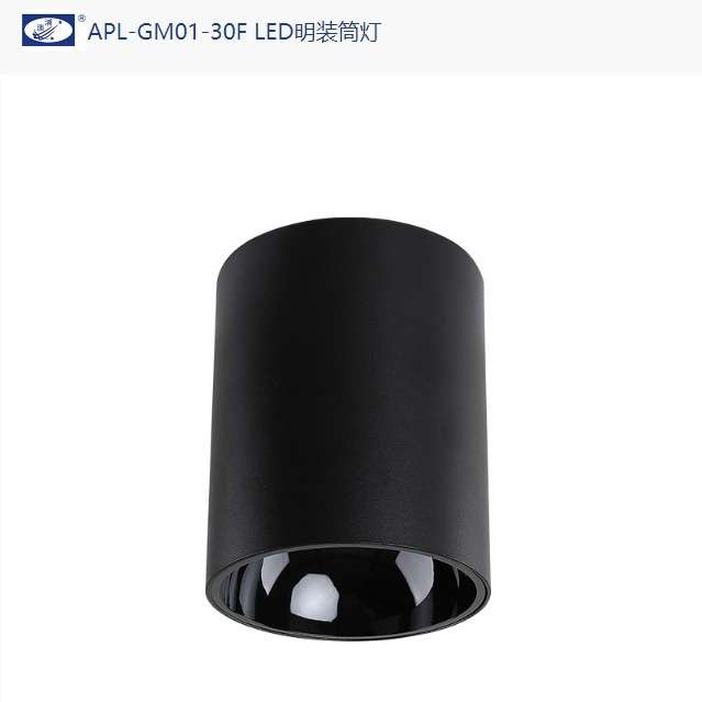 迴龙灯饰澳浦系列铝LED防眩射灯18W30W40W可选配白杯和黑杯平板灯