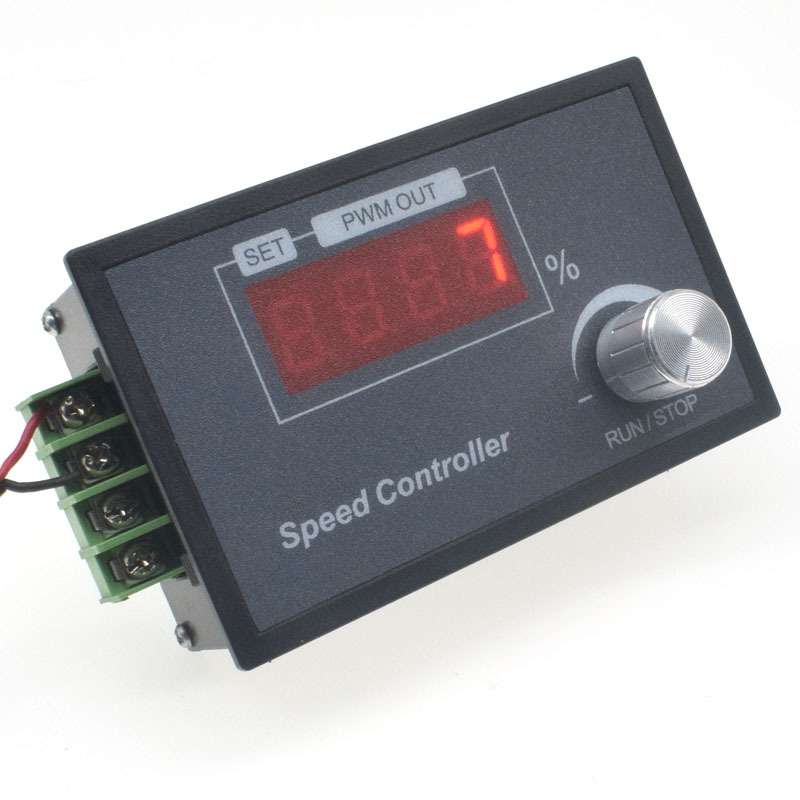 工业级直流电机调速器 6种功能可设定 缓启 限速 频率可调6V12V48