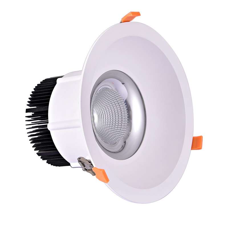 10寸大面环形天花灯外壳LED筒灯外壳套件一体40W50W60W70W80W100W