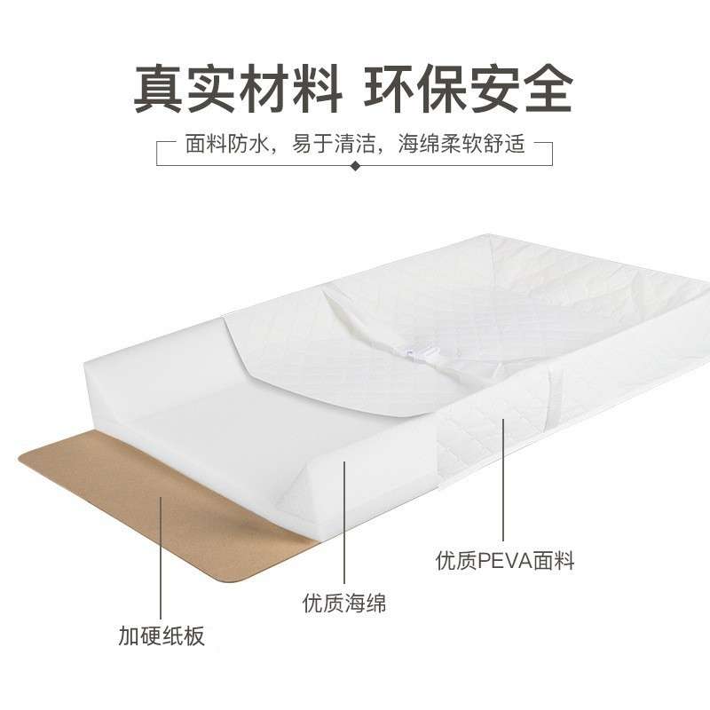OK100婴儿换尿布垫抚触台收纳宝宝BB婴儿床防水护理床中床儿童床