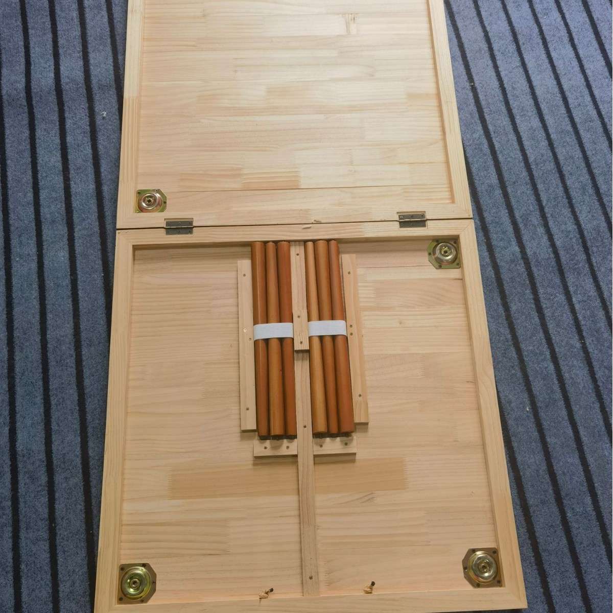 木质户外折叠桌庭外露天烧烤桌实木可折叠便携式旅行聚餐野餐桌