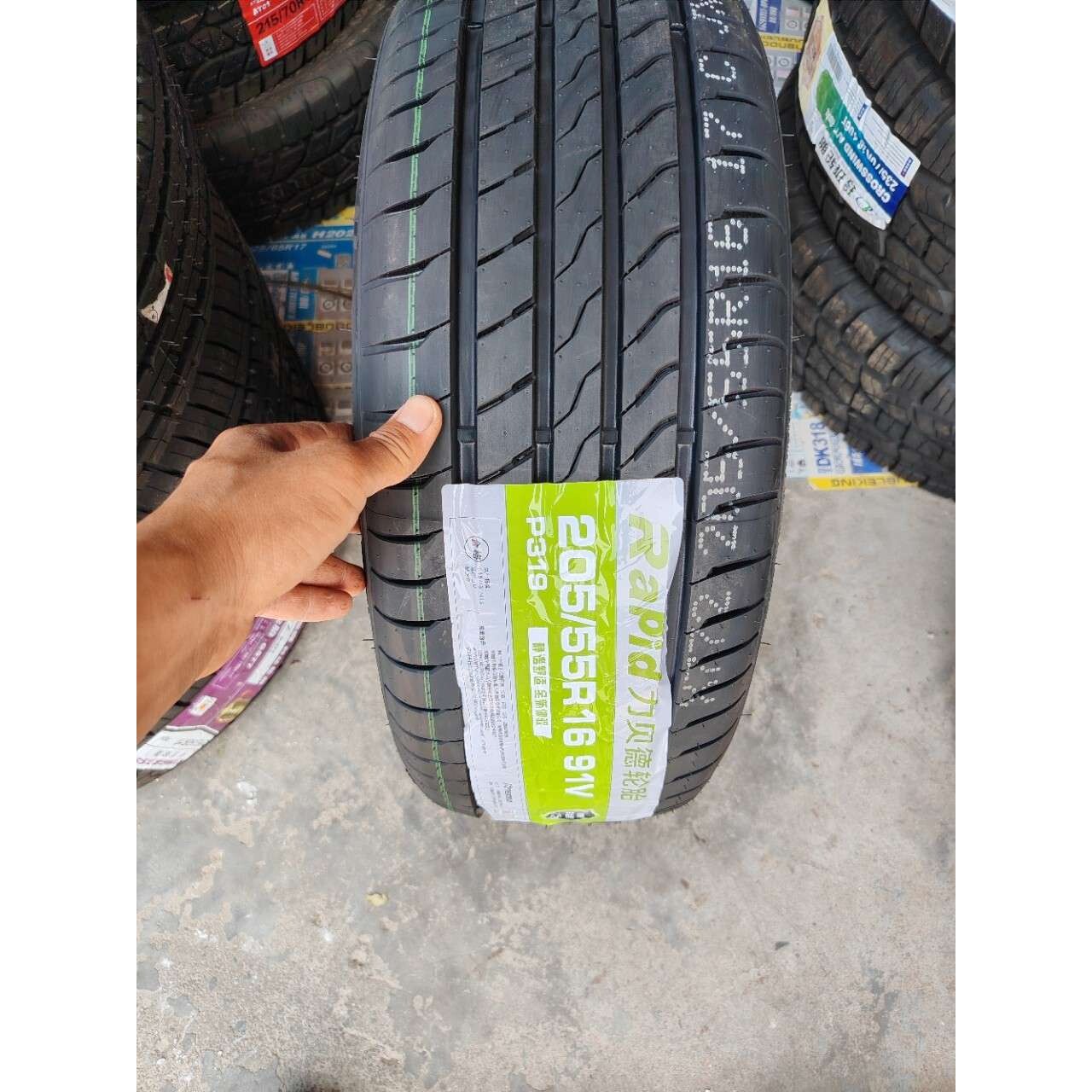 rapid 力 轮胎 205/55R16 91V P316静音 配奇瑞A3比亚迪秦速腾