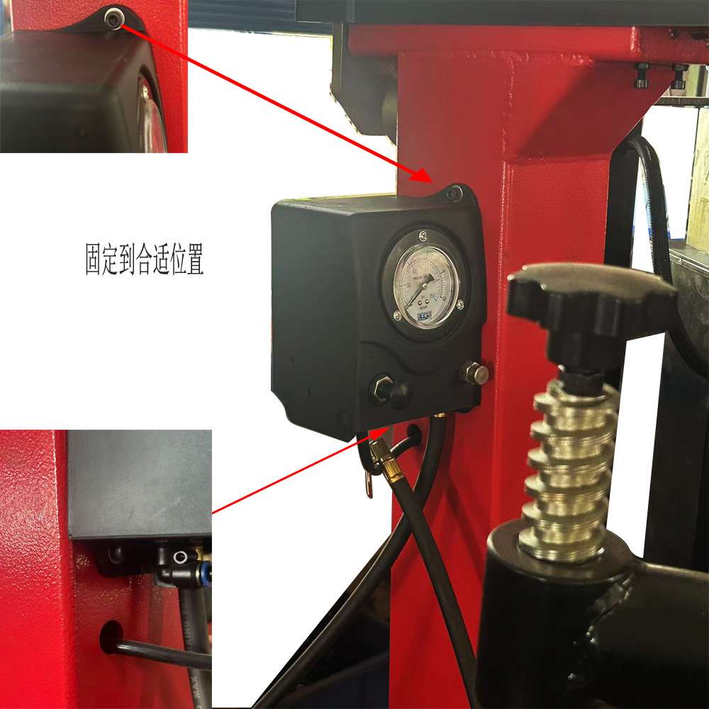 厂家直销 扒胎机配件 气压表轮胎拆装机防爆胎汽修气压计充气表盒