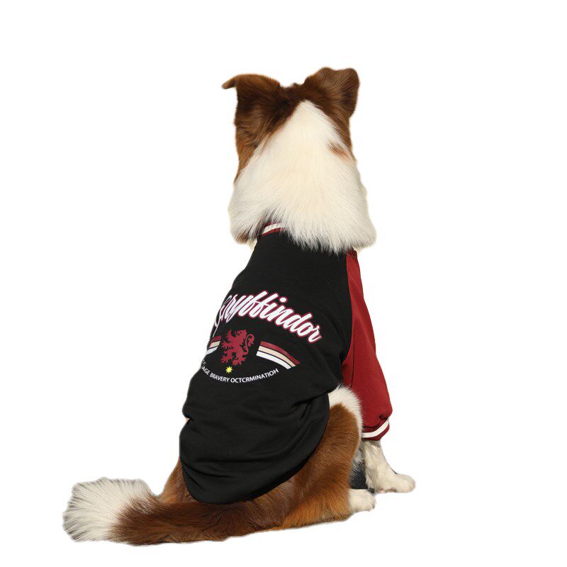 狗狗新年衣服秋冬大型犬保暖金毛拉布拉多护肘衣边牧加厚冬装衣服