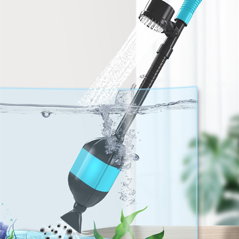 创宁鱼缸换水器吸便电动抽水泵吸粪洗沙清理清洁自动加水补水神器